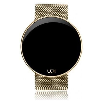 UPWATCH ROUND STEEL GOLD