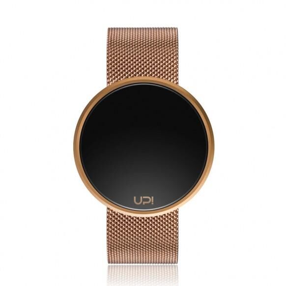 UPWATCH ROUND STEEL ROSE