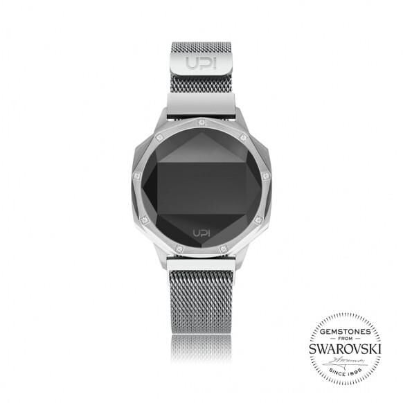 UPWATCH ICONIC SWAROVSKI® SILVER LOOP BAND