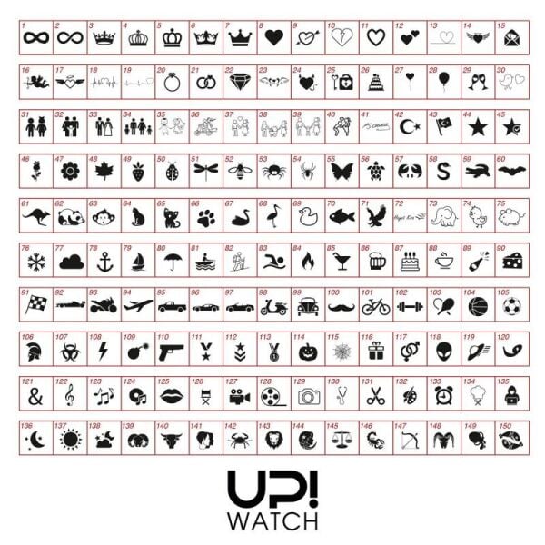 UPWATCH ICONIC ONE SWAROVSKI® BLUE