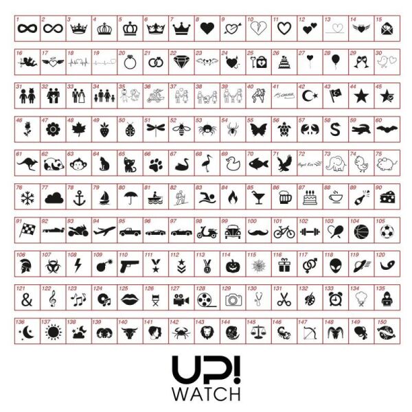 UPWATCH ICONIC ONE SWAROVSKI® BLUE