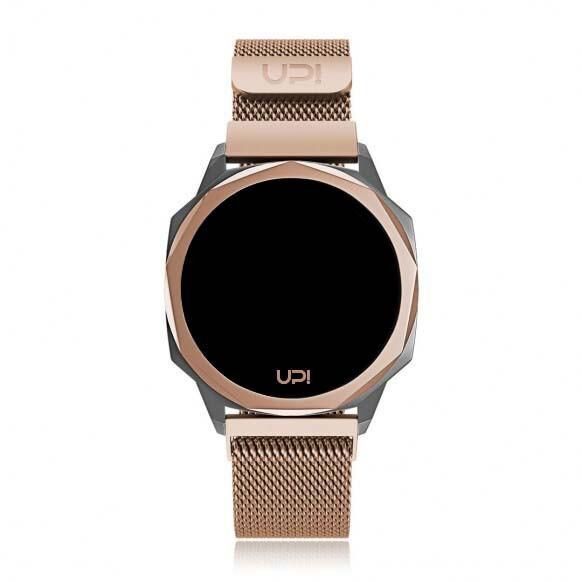 UPWATCH ICON GUN METAL&ROSE LOOP BAND