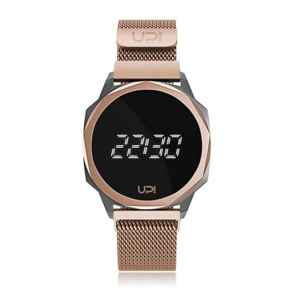 UPWATCH ICON GUN METAL&ROSE LOOP BAND